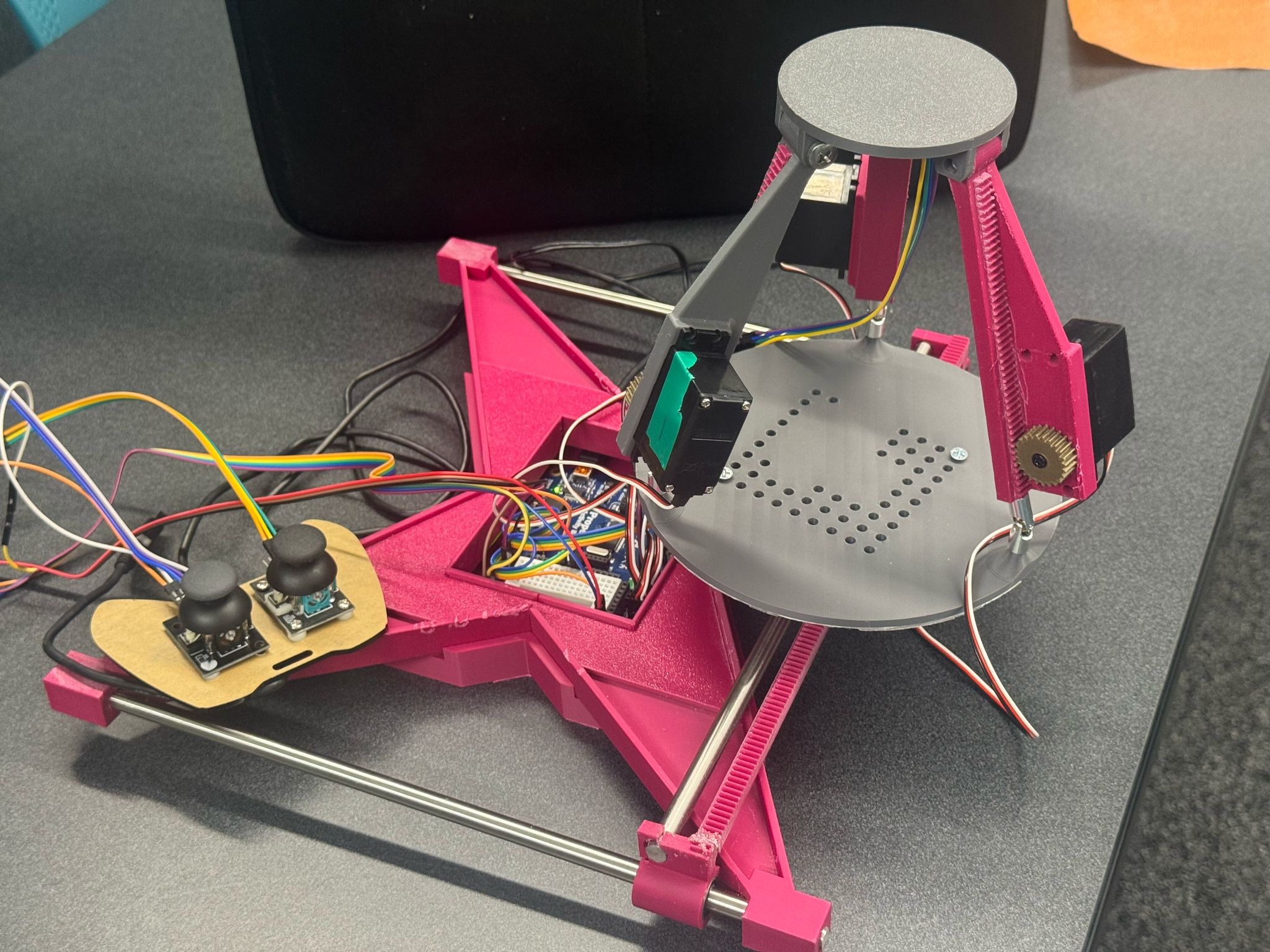 Complete 3-RPS gantry system overview